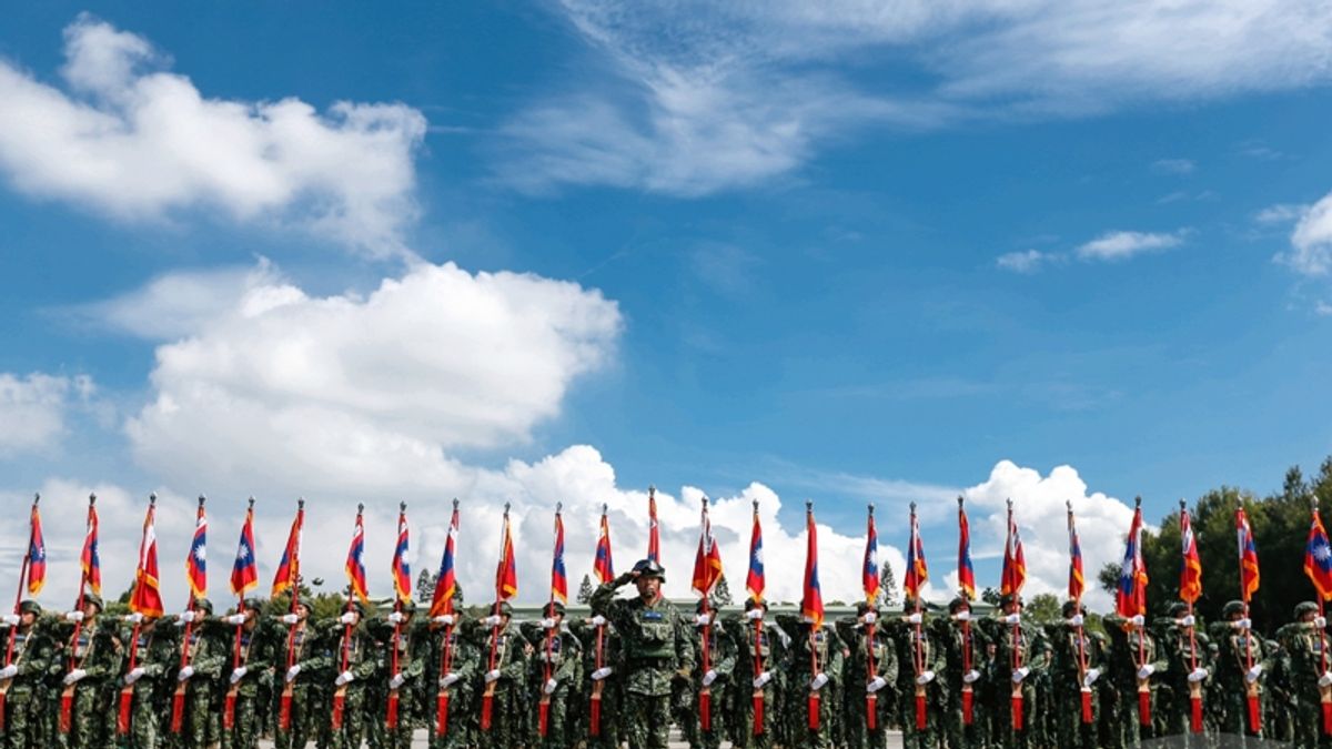 國軍「聯合兵種營」5日在陸軍裝甲586旅編成。(取自《軍聞社》) 國軍「聯合兵種營」5日在陸軍裝甲586旅編成。(取自《軍聞社》)