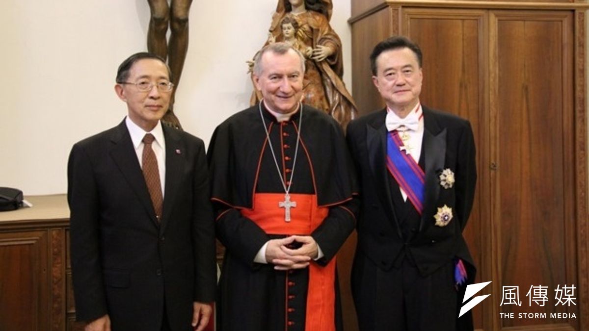外交部長林永樂18至22日出訪教廷,行程中拜會教廷國務院長帕洛林樞機主教。(外交部提供) 外交部長林永樂18至22日出訪教廷,行程中拜會教廷國務院長帕洛林樞機主教。(外交部提供)