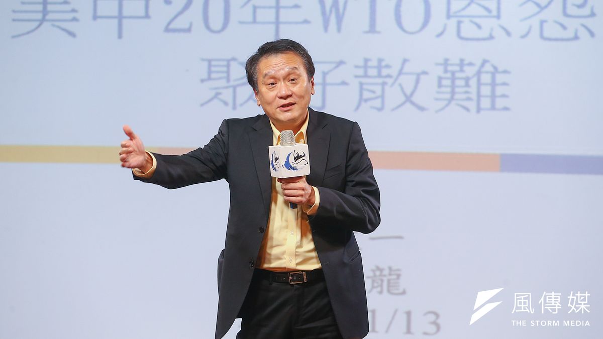 中研院朱敬一院士13日出席思沙龍「美國《走錯》了哪一步?二十年來世界經貿環境的改變」座談。(顏麟宇攝) 中研院朱敬一院士13日出席思沙龍「美國《走錯》了哪一步?二十年來世界經貿環境的改變」座談。(顏麟宇攝)