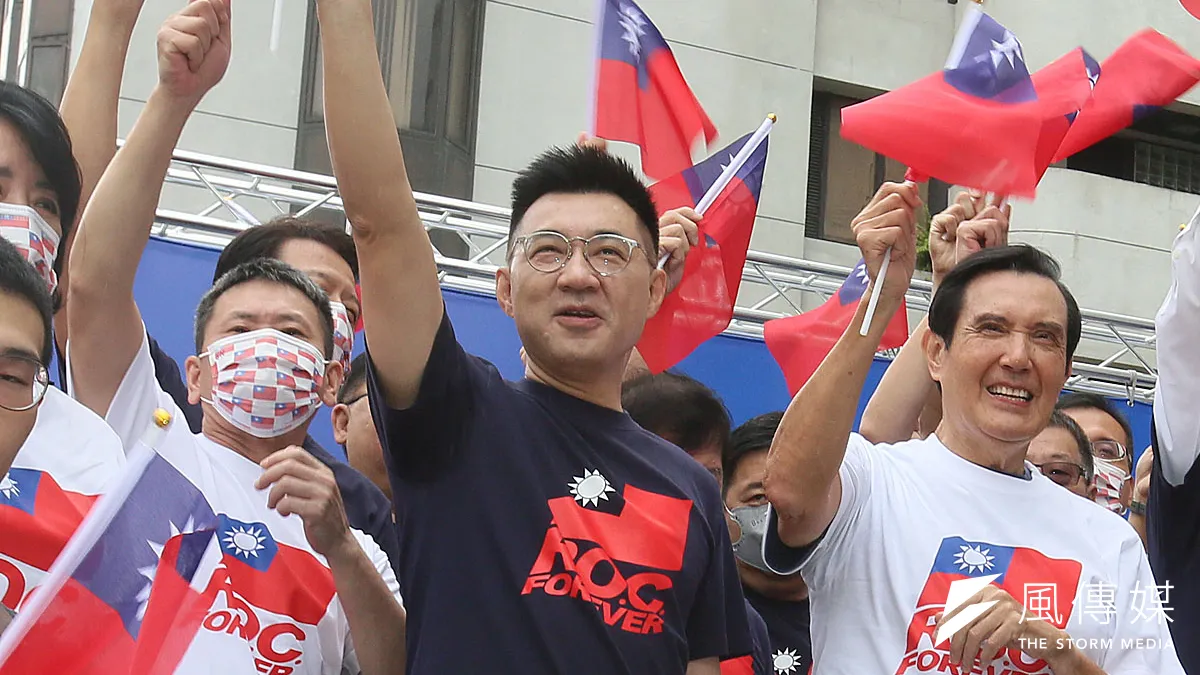 江啟臣是國民黨中最堅定的「親美派」。(柯承惠攝)