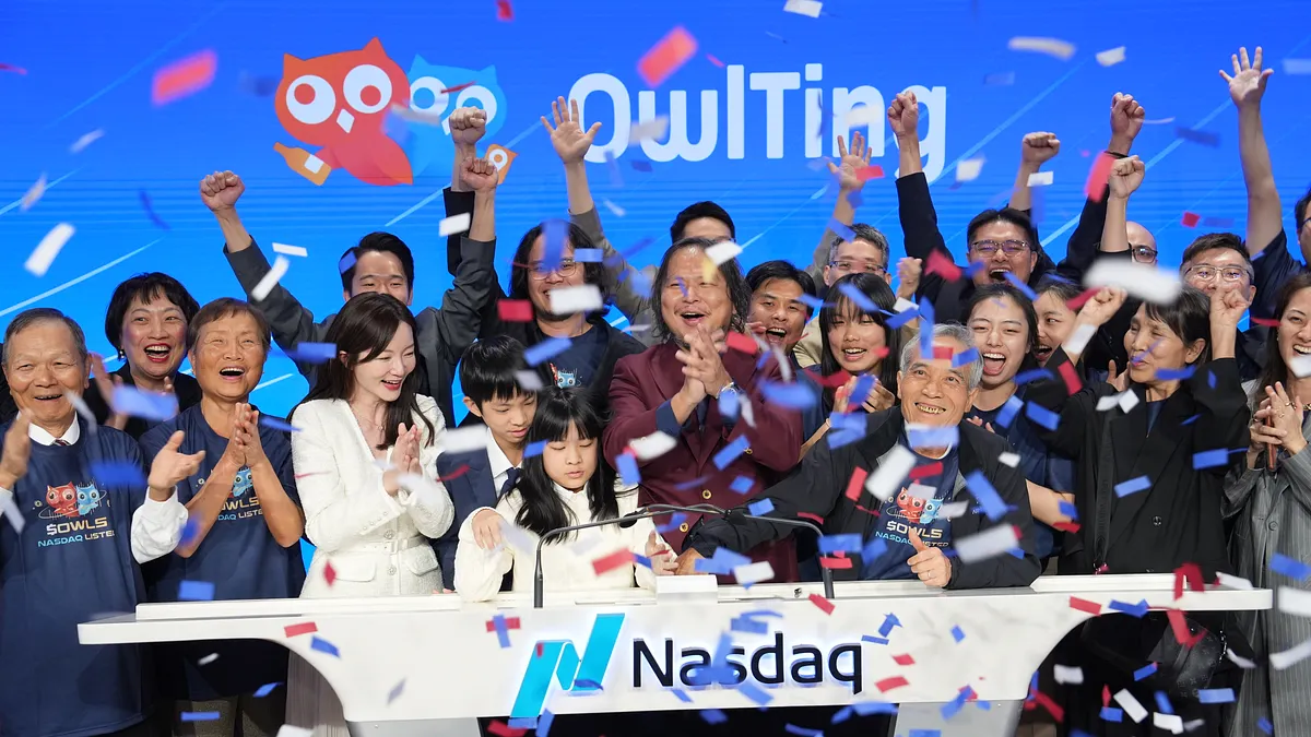 奧丁丁集團母公司OBOOK Holdings Inc.於美國納斯達克全球市場完成直接上市,股票代碼為「OWLS」。(奧丁丁集團提供) 奧丁丁集團母公司OBOOK Holdings Inc.於美國納斯達克全球市場完成直接上市,股票代碼為「OWLS」。(奧丁丁集團提供)