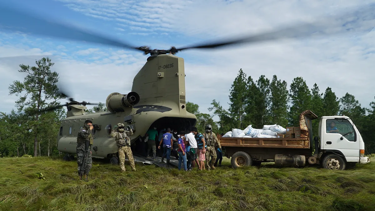 美軍在中美洲最大基地,就是宏都拉斯的索託卡諾空軍基地(Soto Cano Air Base)。(翻攝自美軍DVIDS系統)
