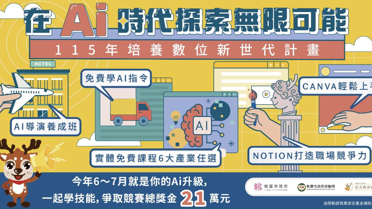 培養數位新世代計畫:免費AI實戰職能課程引領職場轉型
