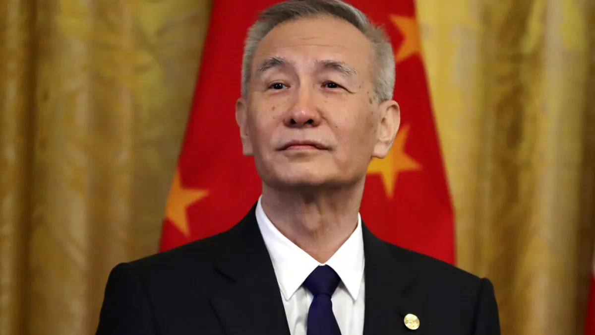 中國國務院前副總理劉鶴。(美聯社)