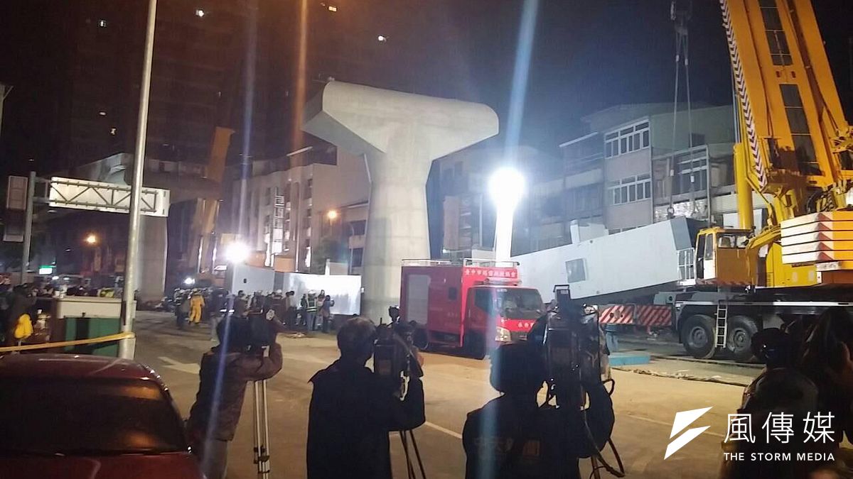 台中市政府定調,遠揚未依規定夜間施工才造成意外事件。(取自台北市捷運工程局檢討報告) 台中市政府定調,遠揚未依規定夜間施工才造成意外事件。(取自台北市捷運工程局檢討報告)