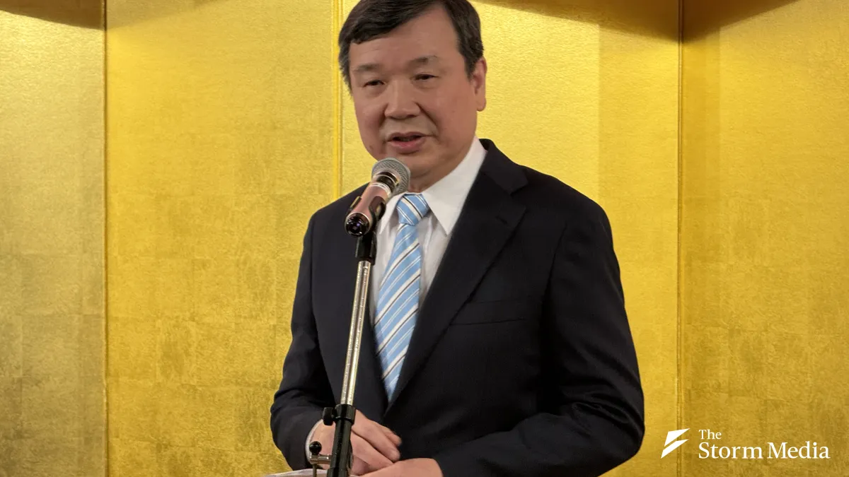 Taiwan's representative to Japan, Li Yi-yang, drew criticism from officials in both Taipei and Tokyo after publicly accusing Nagasaki's city government of slighting Taiwan at its atomic bombing memorial ceremony. (Photo by Huang Hsin-wei)