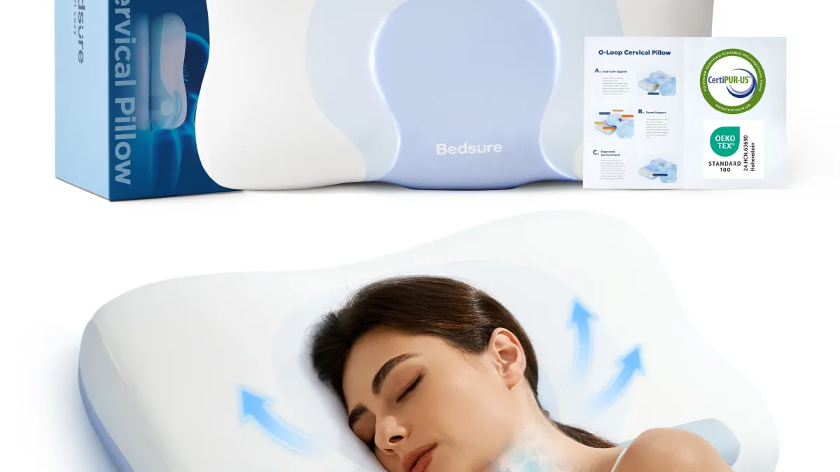 Bedsure Introduces the OLoop Cervical Pillow: Two Sides. One Perfect Night's Sleep.