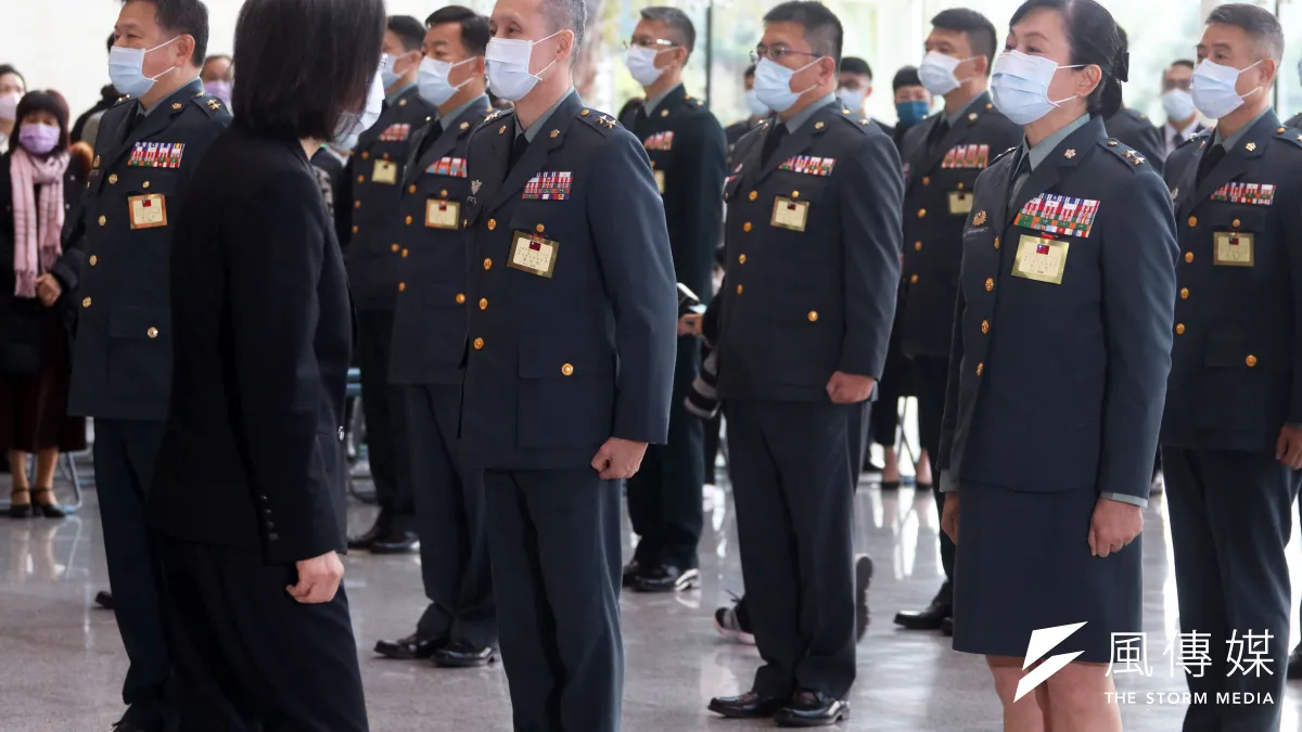 總統蔡英文期許面對戰爭型態改變,國軍必須與時俱進。(資料照,蘇仲泓攝)