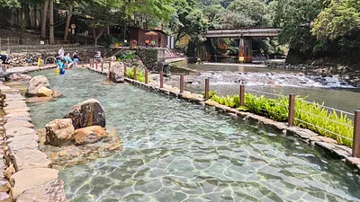 桃園北橫溪流眾多,桃市府呼籲民眾,優先選擇北橫唯一合法溪流宇內溪戲水區。(圖/桃園市政府觀旅局提供)