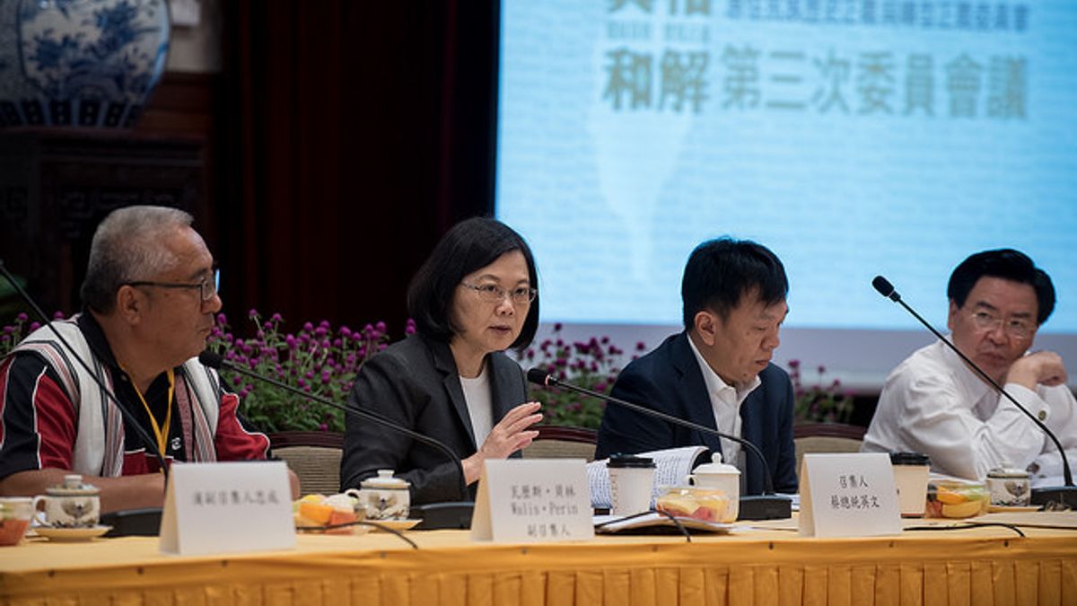 蔡英文總統今(29)日下午主持「總統府原住民族歷史正義與轉型正義委員會」第3次委員會議。(總統府提供) 蔡英文總統今(29)日下午主持「總統府原住民族歷史正義與轉型正義委員會」第3次委員會議。(總統府提供)