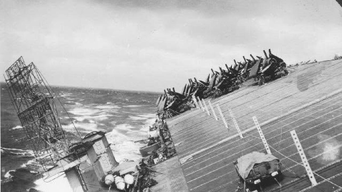 深度》海鯤號怕颱風被酸不能打仗?翻開二戰史:美軍最強艦隊曾遭「這場天災奇襲」痛失3戰艦、800官兵!