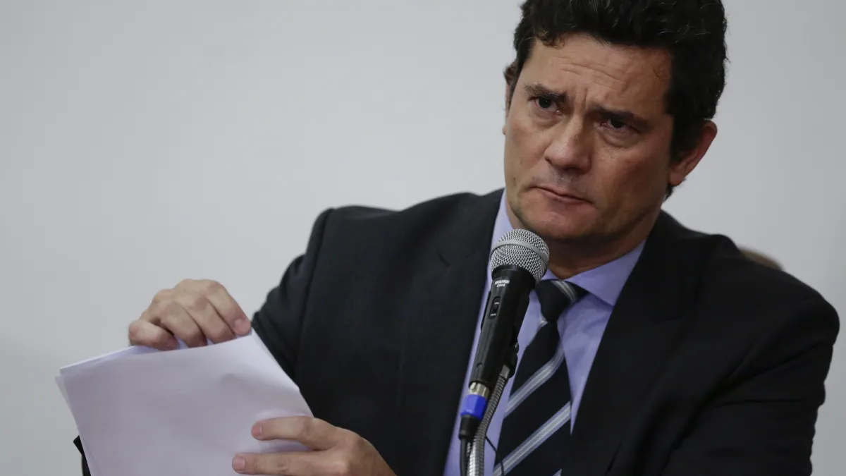 2020年4月24日,巴西司法部長莫洛(Sérgio Moro)辭職(AP)