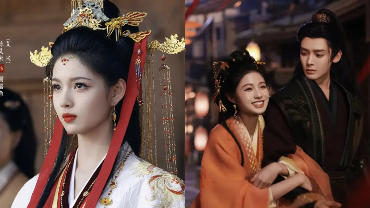 因在《墨雨雲間》飾演忠心婢女桐兒而受到關注的00後演員艾米,其實早在童星時期就參演多部陸劇。(圖/取自微博)