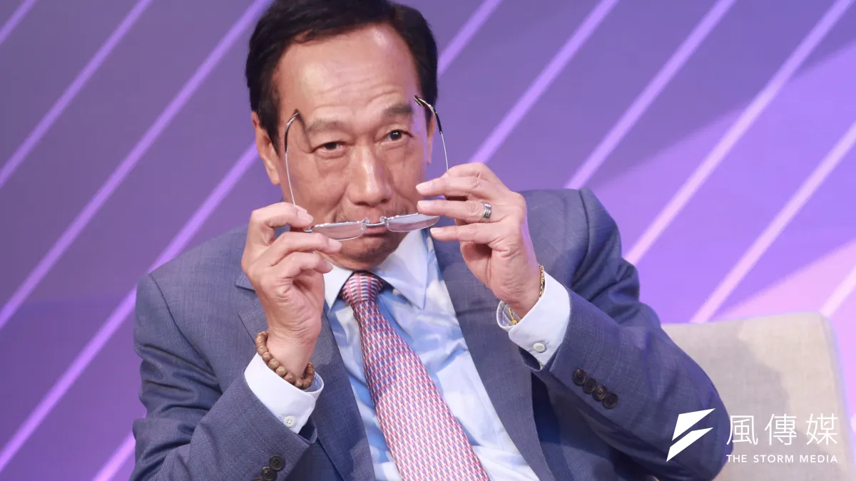 2024總統大選,藍營態勢仍撲朔迷離,鴻海創辦人郭台銘日前一席「在等國民黨一套辦法」言論,引發各界關注。(資料照,簡必丞攝)