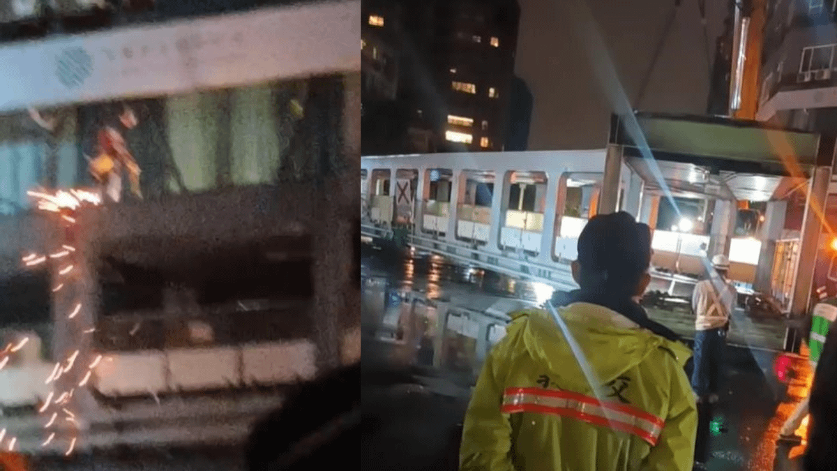 台北市和平新生天橋拆除畫面(圖片授權/守護和平新生天橋) 台北市和平新生天橋拆除畫面(圖片授權/守護和平新生天橋)