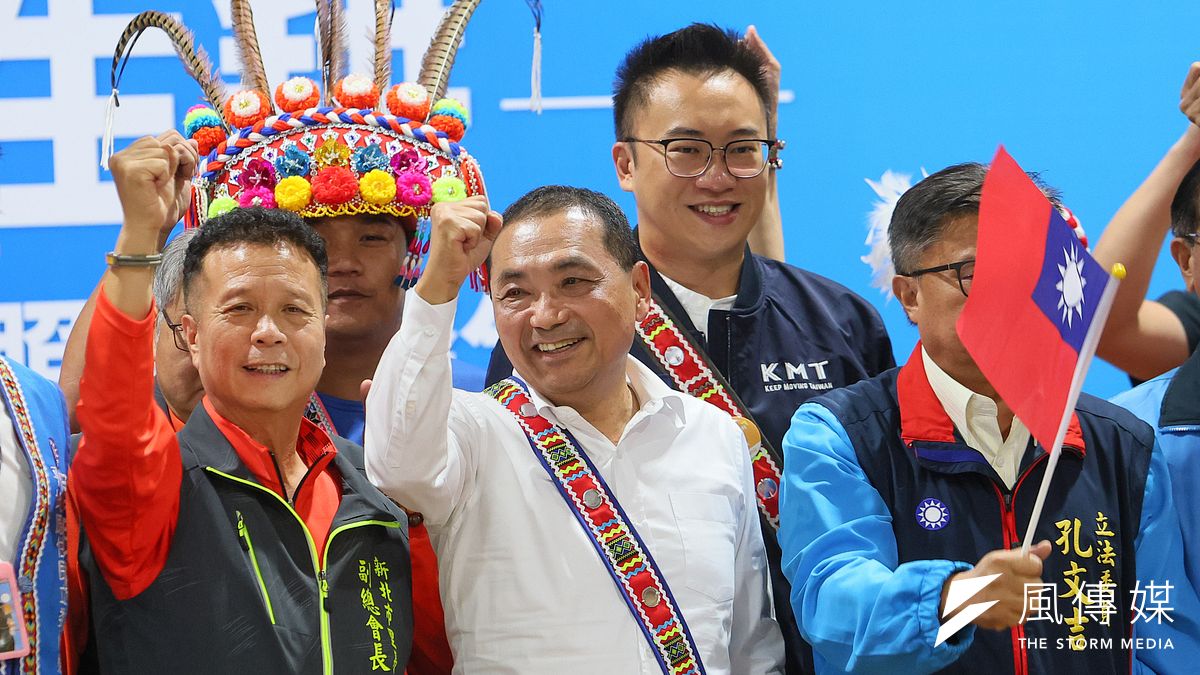 國民黨總統參選人侯友宜16日召開綻放台灣美麗「原」色-原住民政策發表。(資料照,顏麟宇攝) 國民黨總統參選人侯友宜16日召開綻放台灣美麗「原」色-原住民政策發表。(資料照,顏麟宇攝)