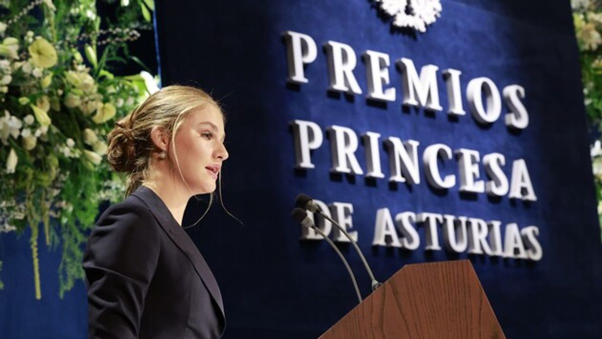 西班牙女王儲萊昂諾爾公主(Princess Leonor)。(翻攝自西班牙王室官網) 西班牙女王儲萊昂諾爾公主(Princess Leonor)。(翻攝自西班牙王室官網)