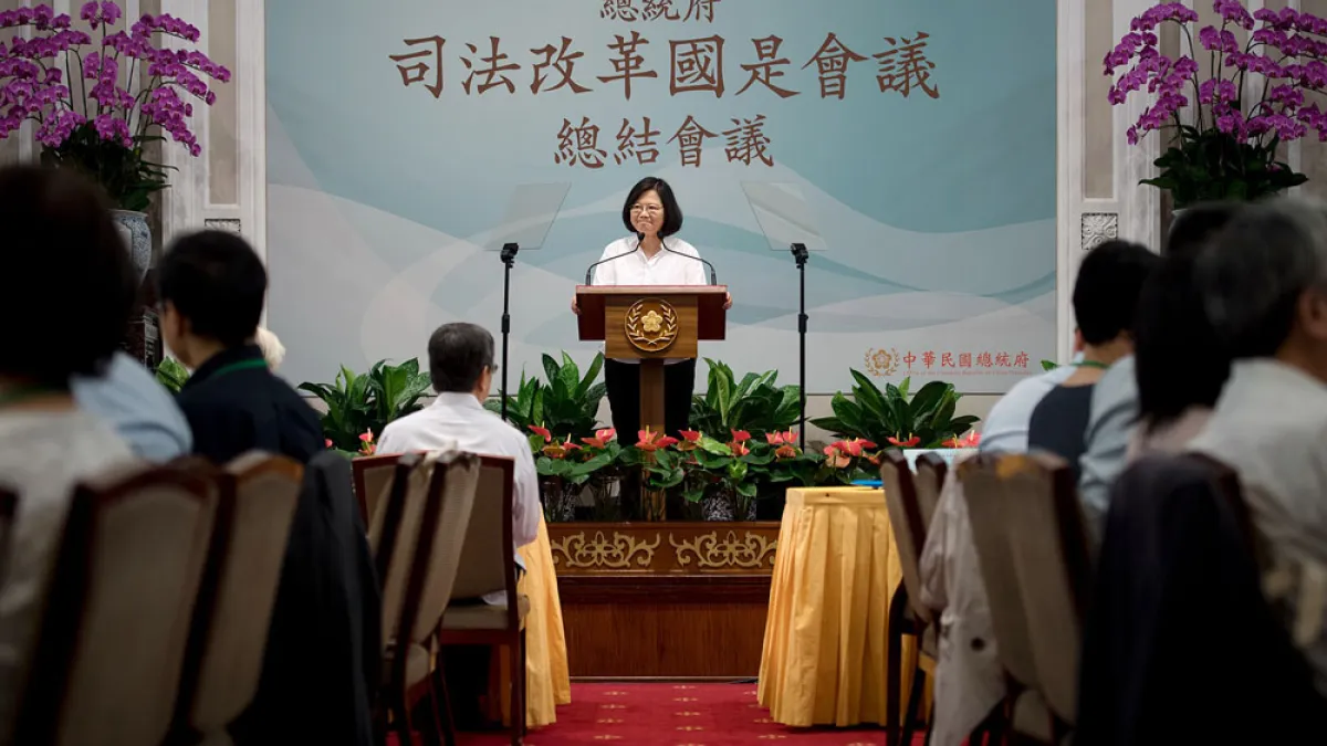4年前召開的司改國是會議,對陪審制與參審制有深刻的討論。(總統府提供)