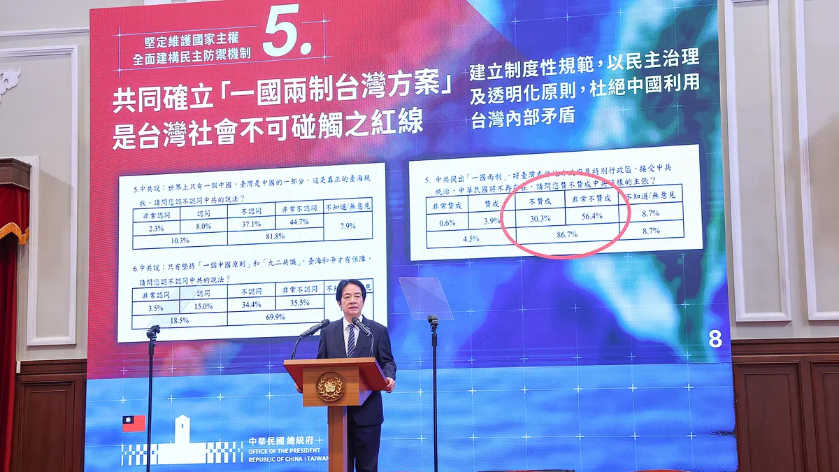 20251126-總統賴清德26日召開「守護民主台灣國安行動方案」國安高層會議會後記者會。(顏麟宇攝) 20251126-總統賴清德26日召開「守護民主台灣國安行動方案」國安高層會議會後記者會。(顏麟宇攝)