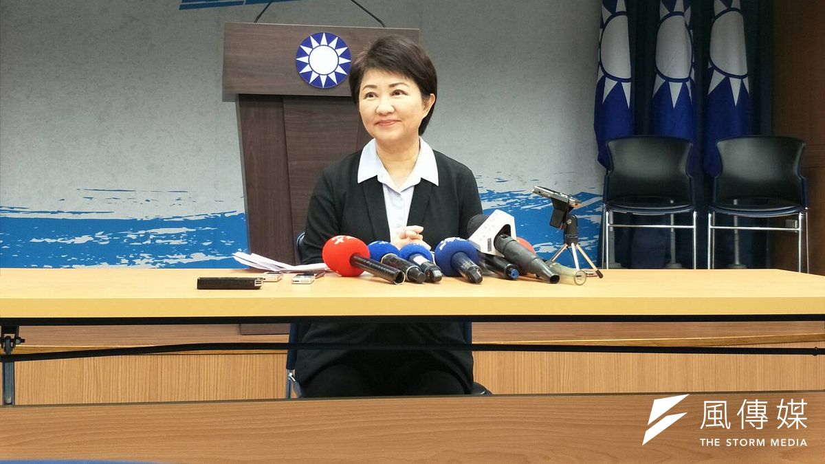 國民黨今(9)日上午公布台中市長協調結果,由現任立委盧秀燕以50.308%的支持度,勝過立委江啟臣49.692%。(周怡孜攝) 國民黨今(9)日上午公布台中市長協調結果,由現任立委盧秀燕以50.308%的支持度,勝過立委江啟臣49.692%。(周怡孜攝)