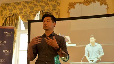 賴清德總統特任前立委林昶佐為駐芬蘭大使(代表)。(林昶佐臉書)