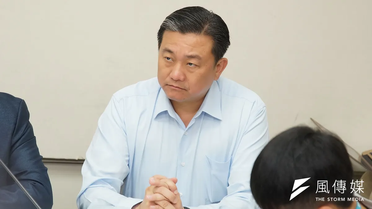 民進黨立委王定宇認為,關於《難民法》不宜修法的兩大主因為「避免成為中共羅織罪名的藉口」和「考量國家安全的威脅」。(盧逸峰攝)