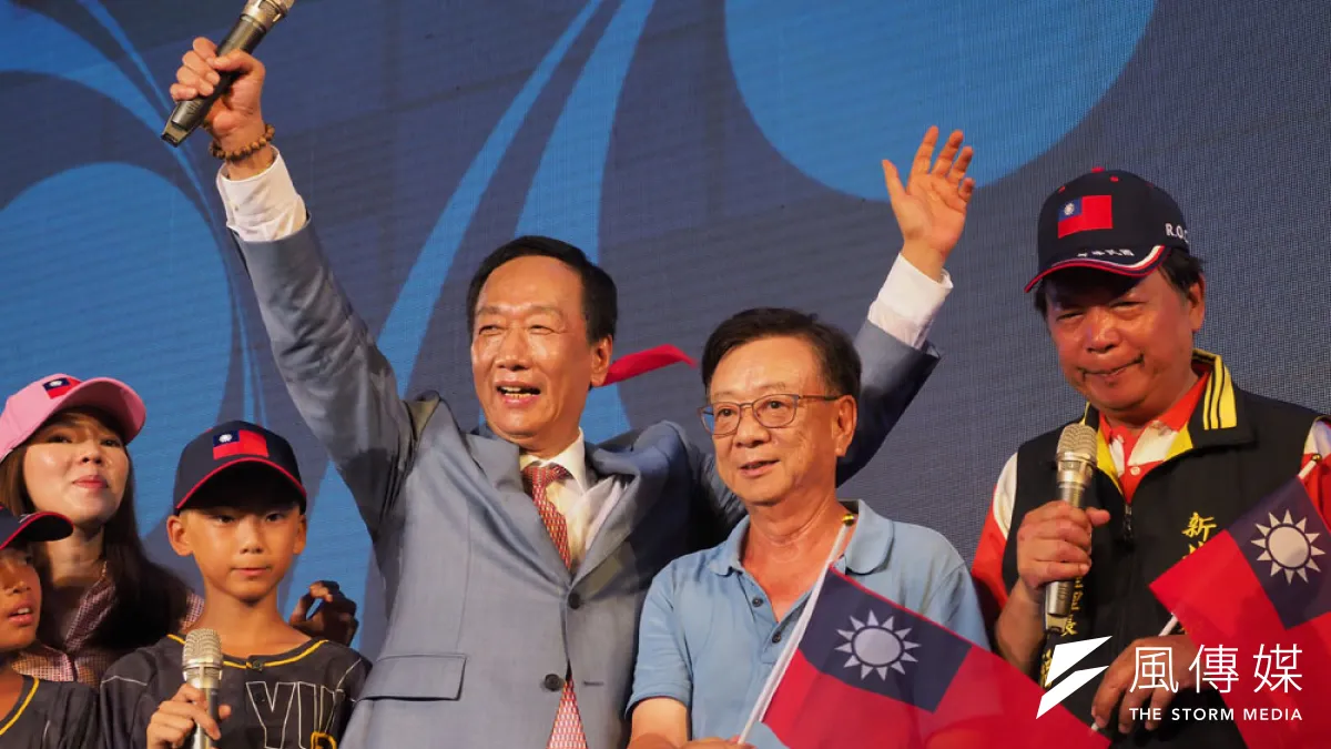 郭台銘在中間票、年輕票、綠營票可能不若他想像的樂觀。攝影/林瑞慶