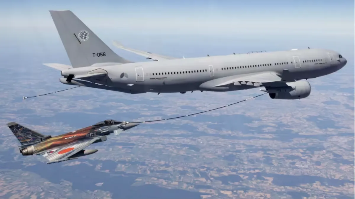 2022年8月15日,德國空軍展開「疾速太平洋2022」(Rapid Pacific 2022)軍演行動,於24小時內向亞太地區派遣多架戰機。(翻攝自德國國防部)