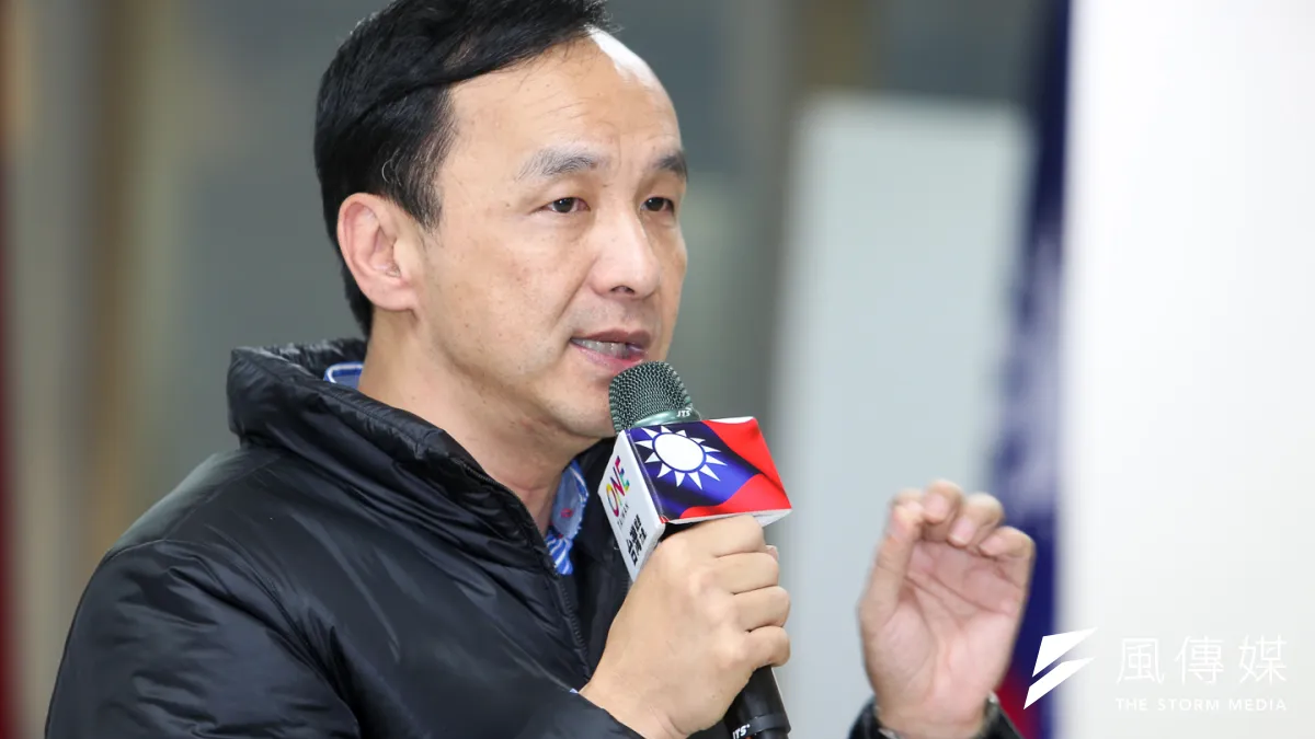 大選辯論即將在周日舉行,國民黨總統候選人朱立倫、副總統候選人王如玄已經全力準備。(資料照片,陳明仁攝)
