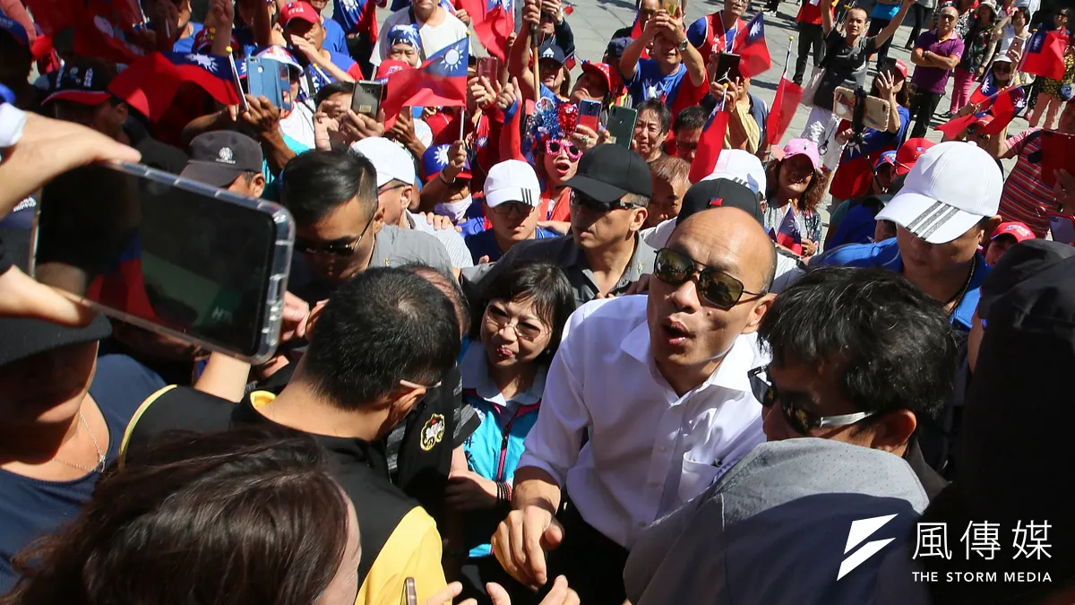 作者點出「台灣安全、人民有錢」口號實現的辦法。圖為國民黨總統參選人韓國瑜。(資料召,林瑞慶攝)
