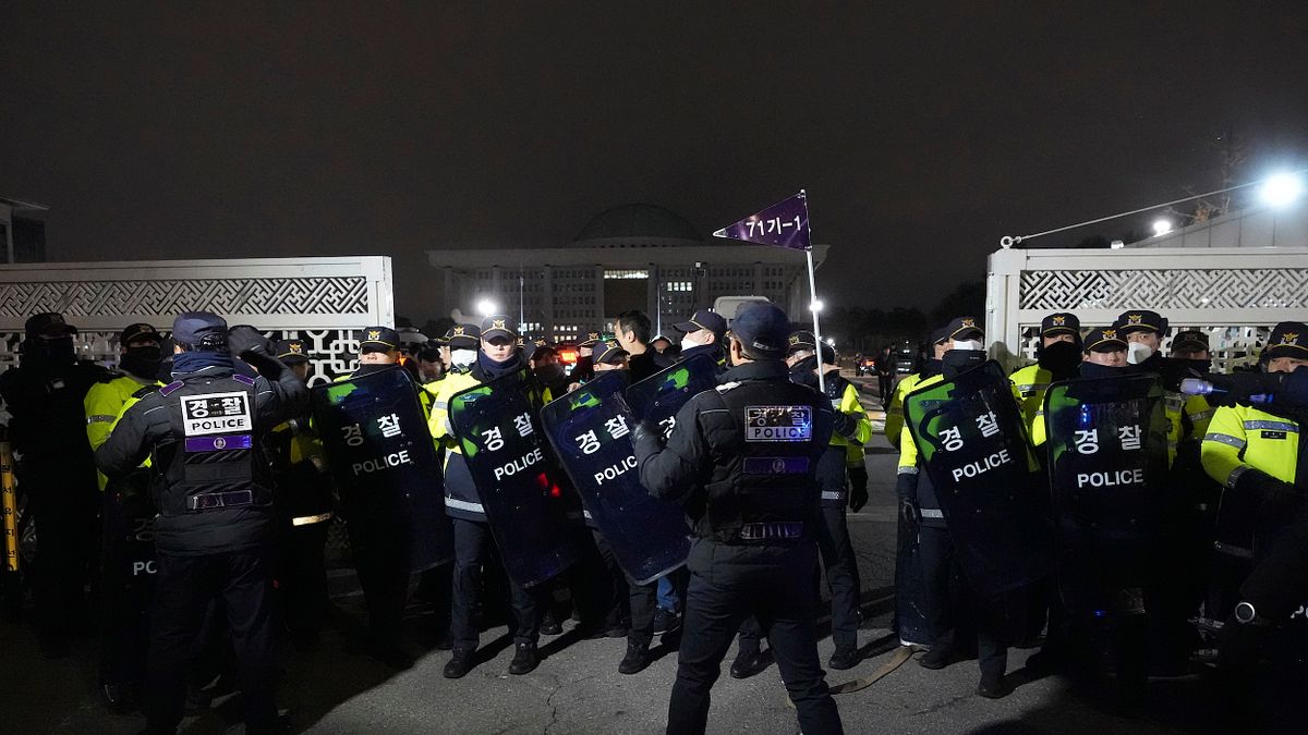 2024年12月3日,戒厳令発令(AP通信) 2024年12月3日,戒厳令発令(AP通信)