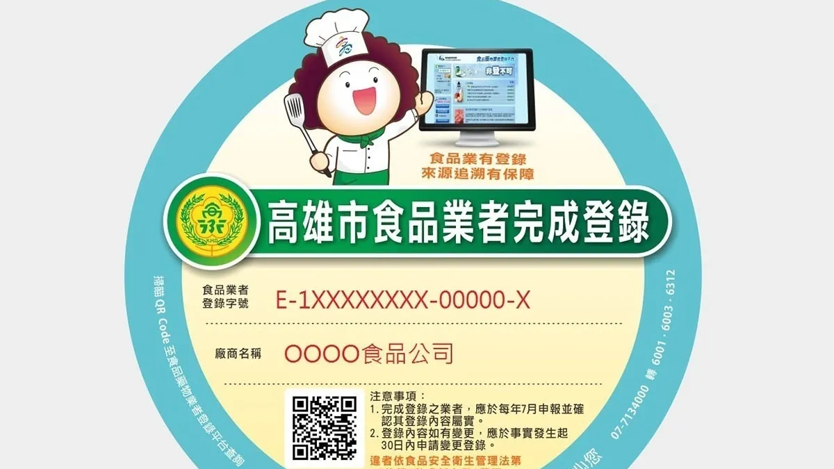 食品業者登錄制度上路 登錄後才能營業