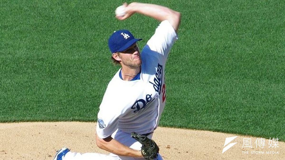 洛杉磯道奇隊強投柯蕭。(維基百科) 洛杉磯道奇隊強投柯蕭。(維基百科)
