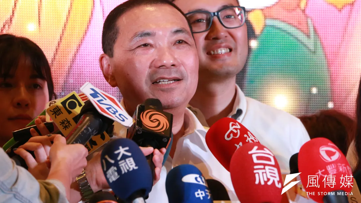 市長侯友宜強調,新北歡樂耶誕城一定會做好防疫,將防疫做到位,不掉以輕心。(圖/李梅瑛攝)