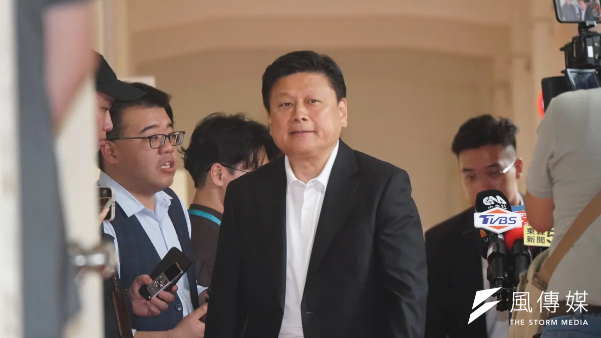 國民黨立院黨團總召傅崐萁(見圖)在花蓮對決反傅勢力。(蔡親傑攝)
