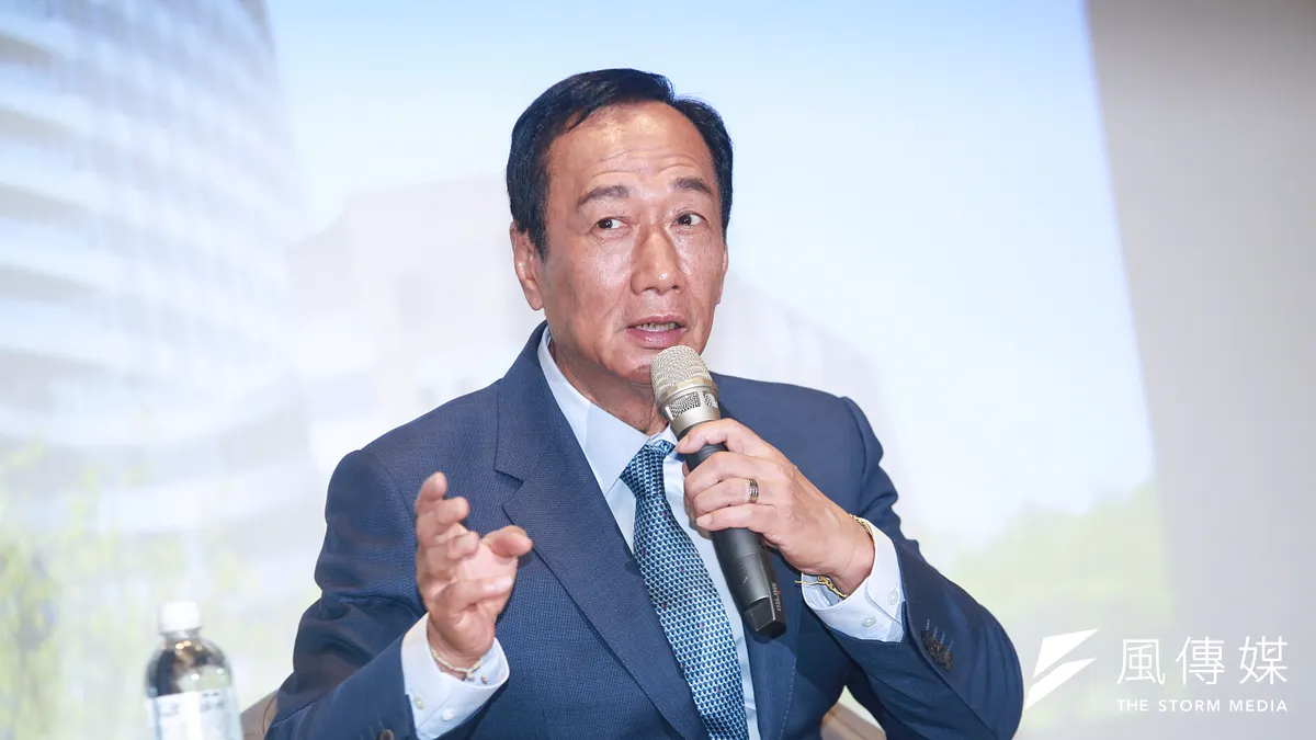 筆者指出國民黨總統初選參選人郭台銘與旺旺集團董事長蔡衍明,早在十年前就為爭取「兩岸第一首富」而埋下永遠的心結。(資料照,簡必丞攝)