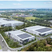 三菱地所はシドニーで初の物流施設開発事業「Huntingwood Logistics Estate」に参画し、5棟の環境配慮型倉庫を建設する。(写真/三菱地所提供) 三菱地所はシドニーで初の物流施設開発事業「Huntingwood Logistics Estate」に参画し、5棟の環境配慮型倉庫を建設する。(写真/三菱地所提供)