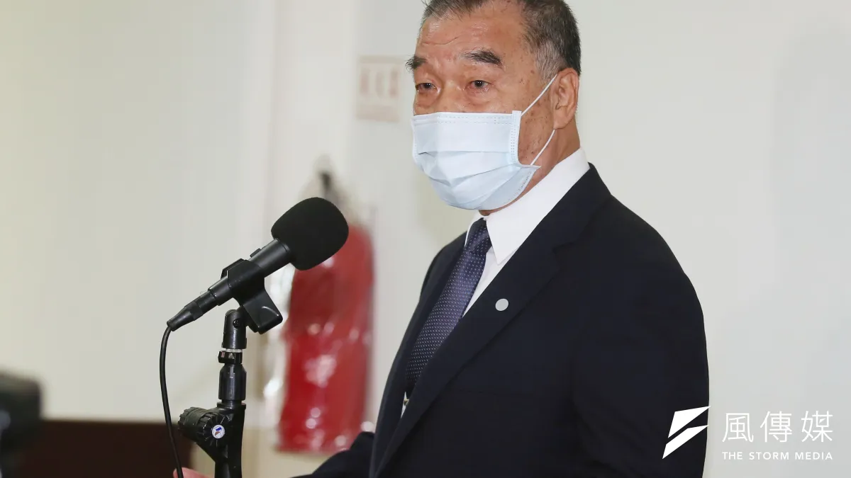 國防部長邱國正立院備詢時嚴正強調,他訓勉駐防外島官兵「我死則國生」,若有戰事必須堅守到底。(柯承惠攝)