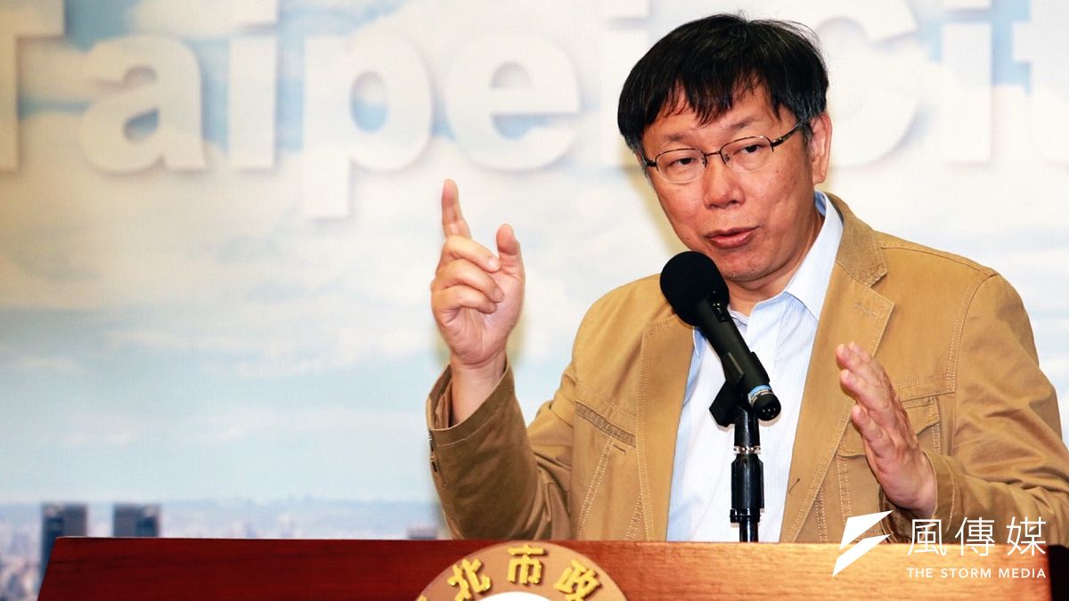 台北市長柯文哲出席鄭南榕殉道26周年追思會,表示將擴大自由巷營造,明年還要舉辦研討會。(林韶安攝) 台北市長柯文哲出席鄭南榕殉道26周年追思會,表示將擴大自由巷營造,明年還要舉辦研討會。(林韶安攝)