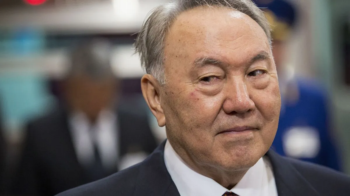 哈薩克萬年總統納扎爾巴耶夫(Nursultan Nazarbayev)