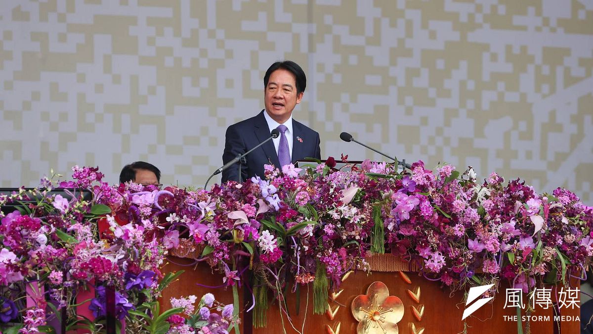 總統賴清德10日發表任內首次國慶演說。(顏麟宇攝) 總統賴清德10日發表任內首次國慶演說。(顏麟宇攝)