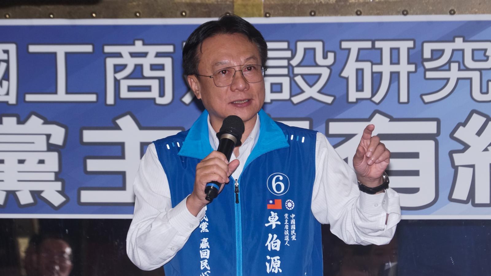 藍營彰化魏平政選情告急!前縣長卓伯源開撕鄭麗文:若敗選請勇敢下台負責