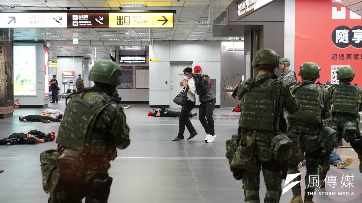 張文容疑者による台北駅での犯行発生後、国家安全機関および軍は初動でどのような対応を取ったのか。写真はイメージであり、事件当事案とは直接関係はない。(資料写真/張曜麟撮影)