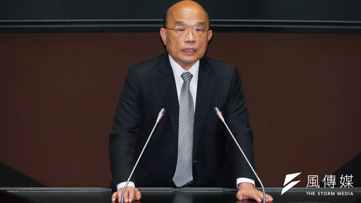 九合一敗選,行政院長蘇貞昌在民意壓力鍋中煎熬。。(蔡親傑攝)