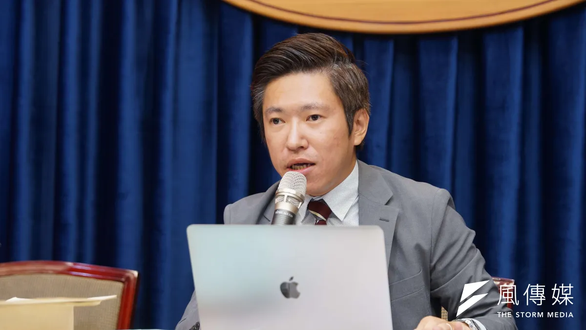 總統府發言人張惇涵回應美國副總統彭斯談話。(資料照片,盧逸峰攝)