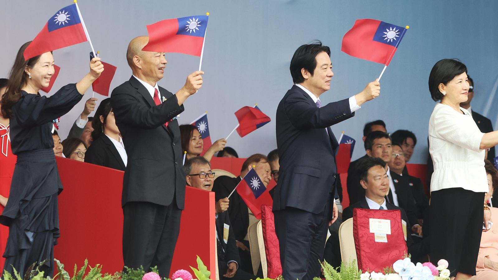 韓國瑜國慶脫稿提大罷免、不副署 府方人士批「貽笑國際」:對外賓很抱歉