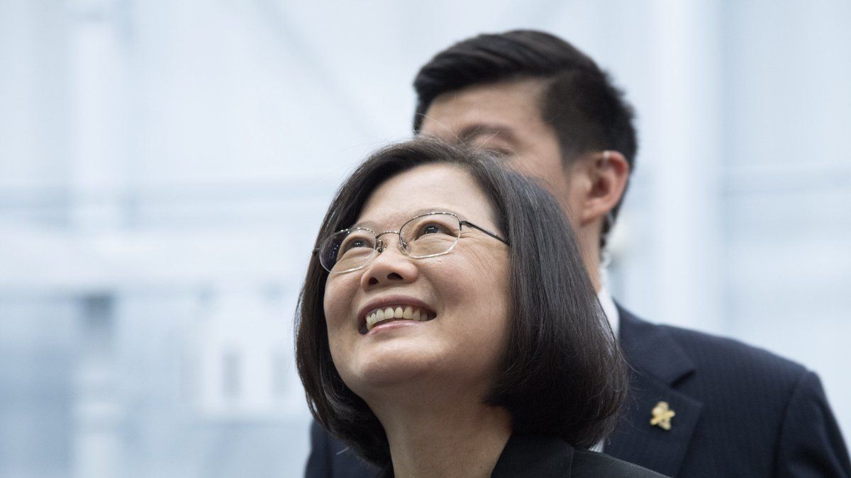 總統蔡英文同慶之旅參訪美國國家航空暨太空總署的詹森太空中心。(資料照,取自Royce Renfrew@Twitter) 總統蔡英文同慶之旅參訪美國國家航空暨太空總署的詹森太空中心。(資料照,取自Royce Renfrew@Twitter)