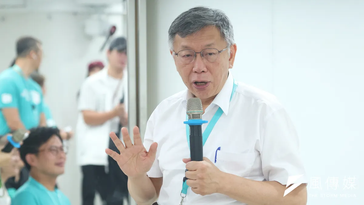民眾黨創黨主席柯文哲受京華城案之苦,不變的是大嘴巴的政治性格。(顏麟宇攝)