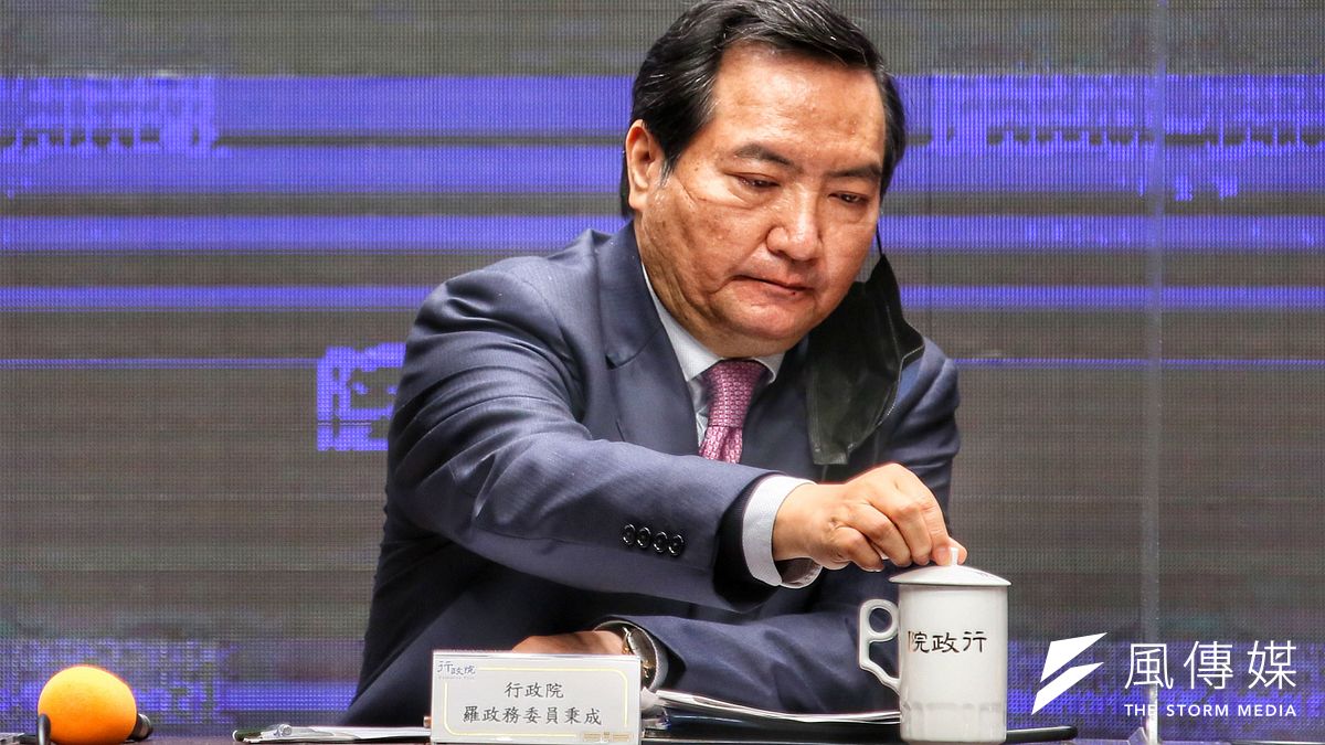 行政院政務委員兼行政院發言人羅秉成。(柯承惠攝) 行政院政務委員兼行政院發言人羅秉成。(柯承惠攝)