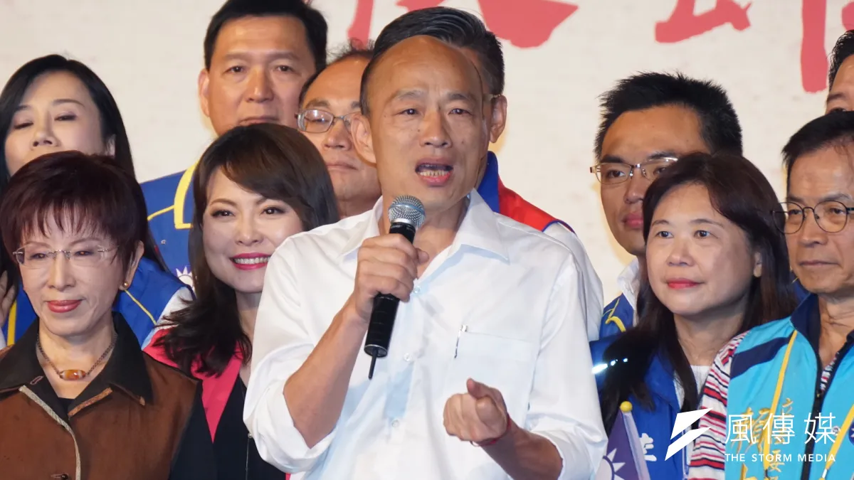 國民黨總統參選人韓國瑜民調未有明顯提升,令藍營基層相當焦慮。(資料照,盧逸峰攝)